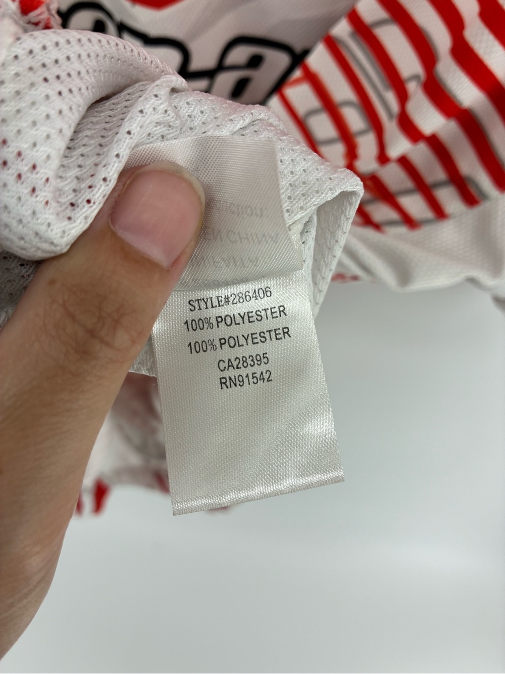 Can An BRP Men's Red and White Performance Shirt - Picture 4 of 9